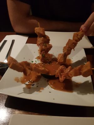 Chicken at Franchia Vegan Cafe in New York City