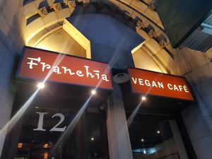 The place at Franchia Vegan Cafe in New York City