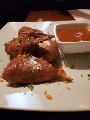 Vegan chicken at Franchia Vegan Cafe in New York City