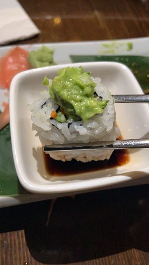 chopsticks at Franchia Vegan Cafe in New York City