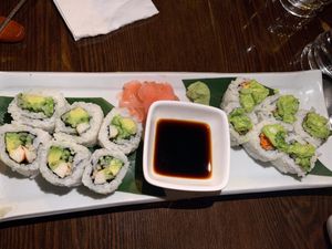 plate at Franchia Vegan Cafe in New York City