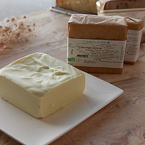 Plant-based alternative to semi-salted butter from Végane de Bretagne! at The Black Cow Shop in Charleroi