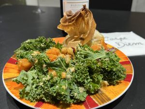 Christmas menu, starter #Veganuary at The Black Cow Shop in Charleroi