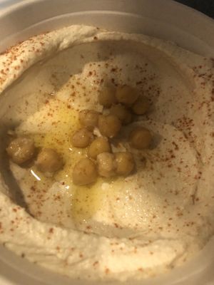 Hummus at Amar Mediterranean Bistro in Delray Beach