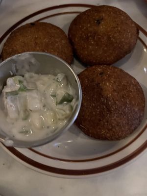Sweet Potato Kibbeh  at Amar Mediterranean Bistro in Delray Beach