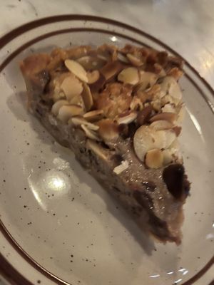 Gluten-Free Almond Date Tart  at Amar Mediterranean Bistro in Delray Beach