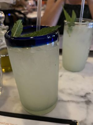 Mint Lemonade  at Amar Mediterranean Bistro in Delray Beach