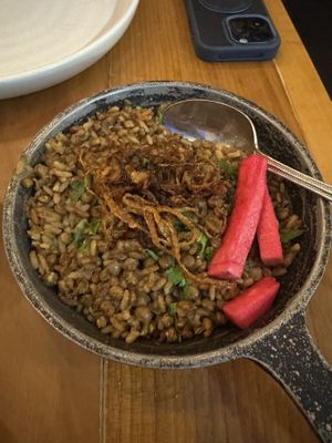 Lentils   at Amar Mediterranean Bistro in Delray Beach