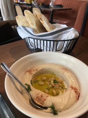 Hummus  at Amar Mediterranean Bistro in Delray Beach