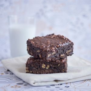 Brownie glaçage rocher at Garden in Angouleme