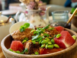 Colour bowl at Garden in Angouleme