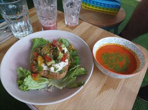 Soupe et tartine en demi-portion pour mon fils at Garden in Angouleme