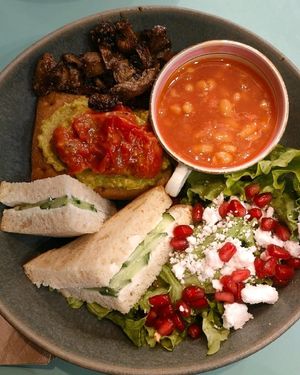 L'assiette du brunch at Garden in Angouleme