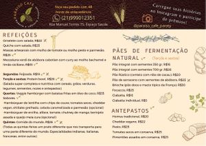 Cardapio 3  at Paraiso in Paraty