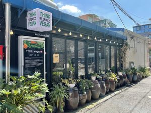 Exterior at Think Vegan in Seoul