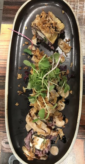 Kimchi Roll at Think Vegan in Seoul