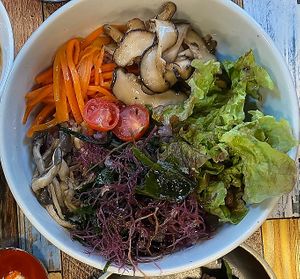 I just love seaweed!  at Think Vegan in Seoul