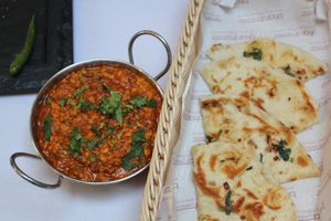 Combo Meal: Paneer Bhurji & Naan at Bharat Gangaram in North West London