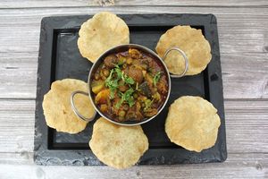 Combo Meal: Undhiyu Puri at Bharat Gangaram in North West London