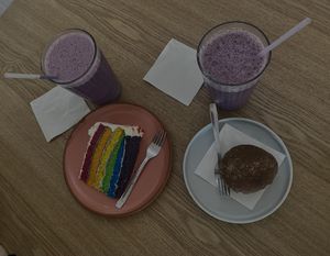 Magdalena vegana y smoothies. at Cafe Cactus in Jerez