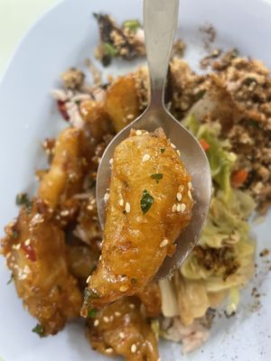 Must order sweet mushroom   at Tien Sin - Si Wiang in Bangkok