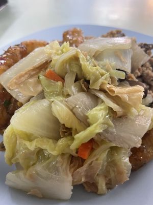 Stir fried veggies   at Tien Sin - Si Wiang in Bangkok