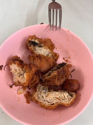 Fake chicken   at Tien Sin - Si Wiang in Bangkok