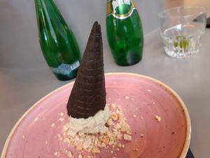 Dessert / Peanut butter Avo ice cream at The Avocado Show in Madrid