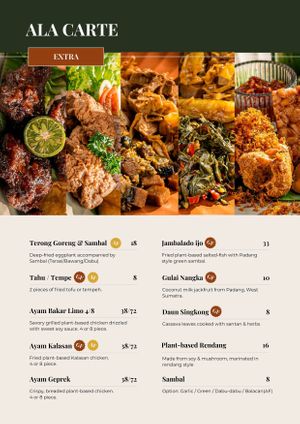 A La Carte at Soedirman Coffee & Eatery in Bandung