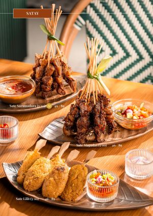 Satay at Soedirman Coffee & Eatery in Bandung