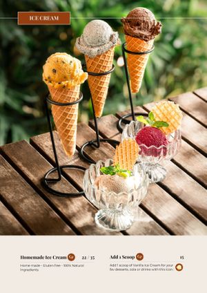 Ice Cream at Soedirman Coffee & Eatery in Bandung