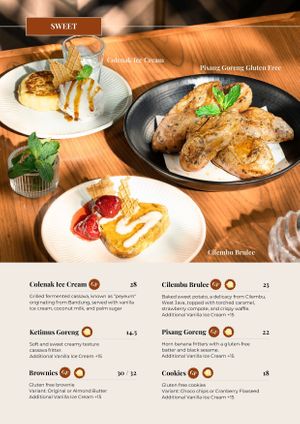 Sweet at Soedirman Coffee & Eatery in Bandung