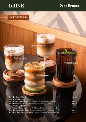 Coffee Based Drinks at Soedirman Coffee & Eatery in Bandung
