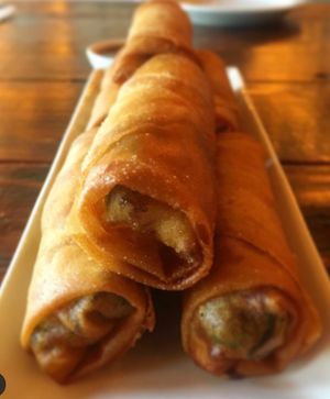 Vegetable lumpia  at Chef Reina in Brisbane