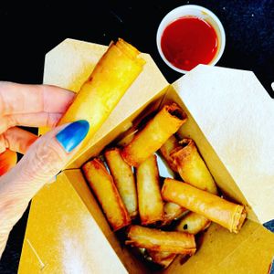 Vegan Lumpia Shanghai at Chef Reina in Brisbane