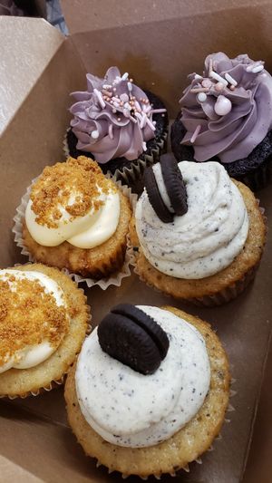Vegan cupcakes by Deliciously Vegan SF are sold here! at Chef Reina in Brisbane