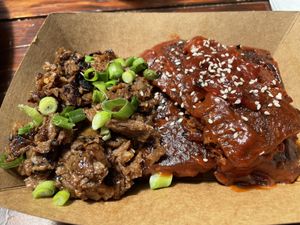  Bbq ribs and bulgogi  at Chef Reina in Brisbane