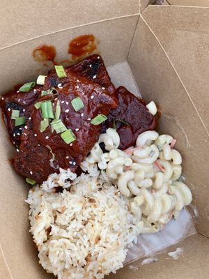 BBQ Ribz moist & good flavor.  at Chef Reina in Brisbane