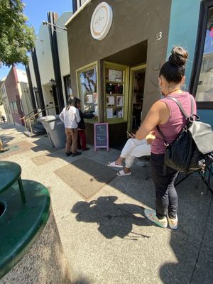 Outside restaurant  at Chef Reina in Brisbane