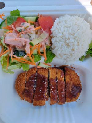 Chick'n katsu at Chef Reina in Brisbane