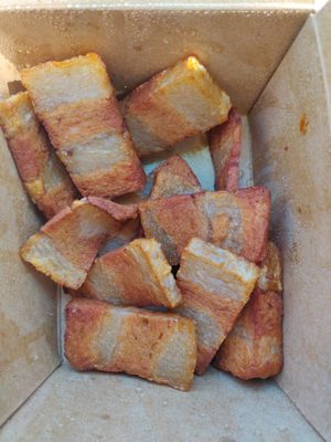 Lechon kawali (pork belly) at Chef Reina in Brisbane