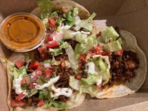 Carnitas tacos #veganuary at Chef Reina in Brisbane