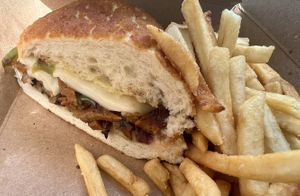 Philly cheez steak  at Chef Reina in Brisbane