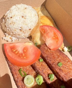 Spam silog   at Chef Reina in Brisbane