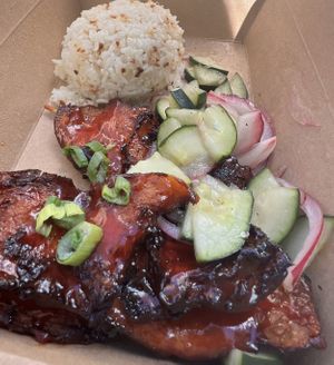 BBQ skewers meal  at Chef Reina in Brisbane