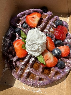 Uve Waffle   at Chef Reina in Brisbane