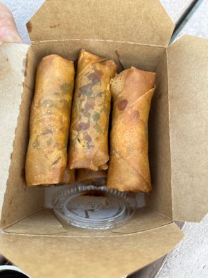 Veggie lumpia at Chef Reina in Brisbane