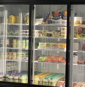 Dairy alternatives at Urthly Vegan Market in Garden Grove