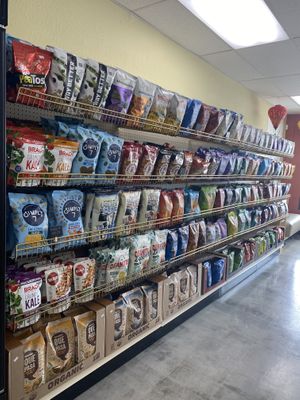 Snacks at Urthly Vegan Market in Garden Grove