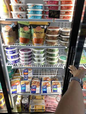 Refrigerated section 2 at Urthly Vegan Market in Garden Grove